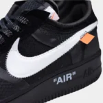 Off White Nike Air Force 1 Low Black AO4606 001 (5)